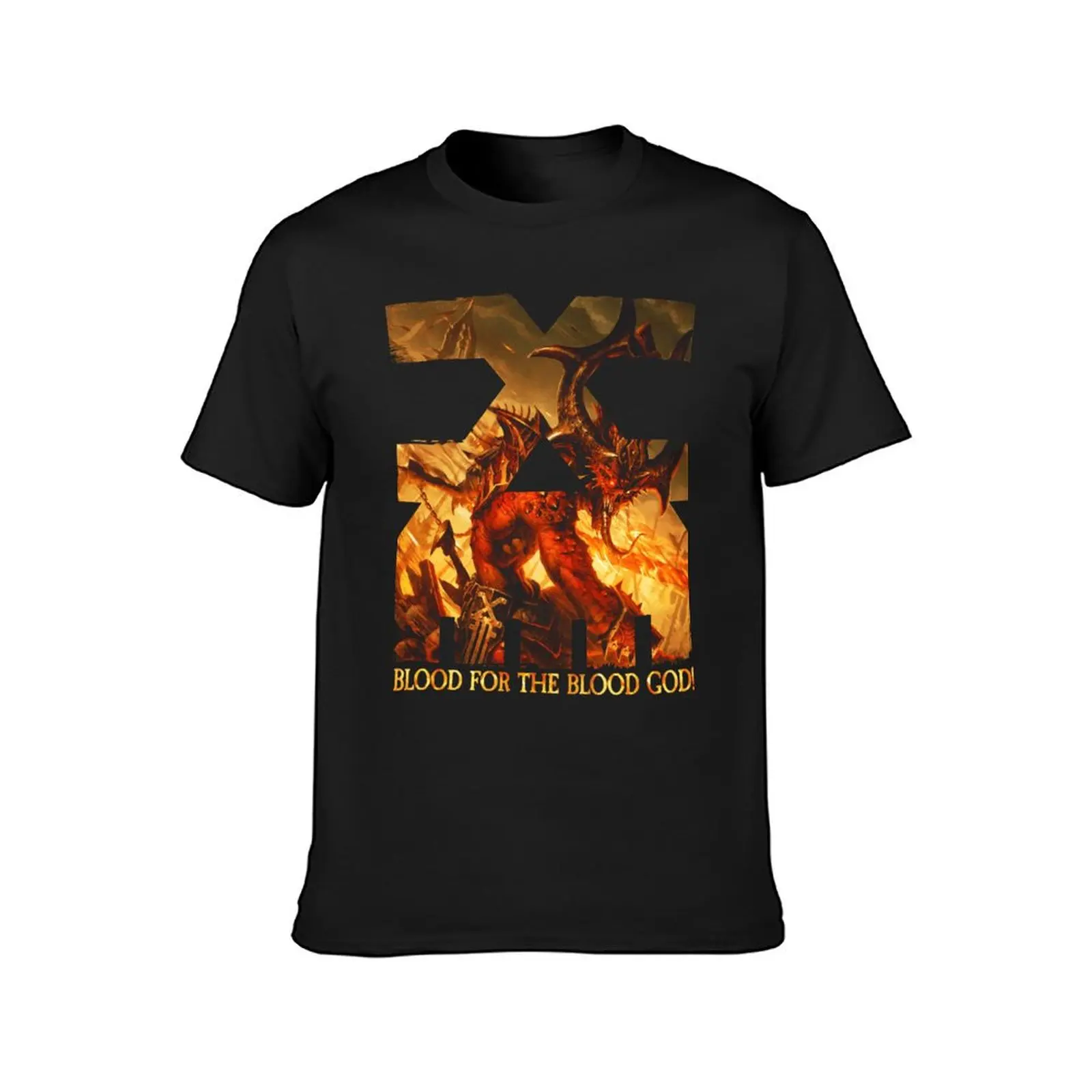 Khorne God For Fans T-Shirt blacks boys animal print blanks cute clothes black t-shirts for men