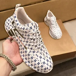 Luxury 2024 New Men's Breathable Sports Shoes Popular Low cut Thick Sole Elevated Casual Shoes Outdoor Running Shoes sneakers