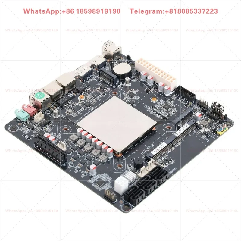 N100 NAS Motherboard, Dual 2.5G i226-V Ethernet Ports, Dual M.2 NVMe Slots with PCIe 3.0 Expansion Slot for Storage Server