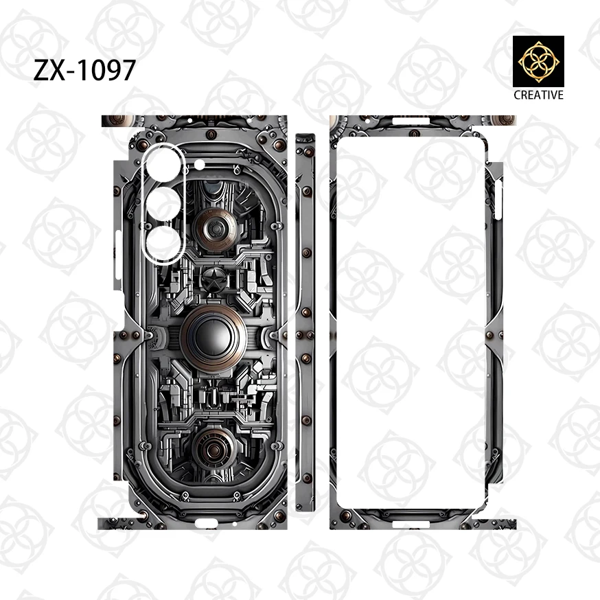 Colorful Anti-Scratch Stickers For Samsung Galaxy Z Fold6 5 4 3 7 Fold5 Protective Decal Skin Cover Back Film