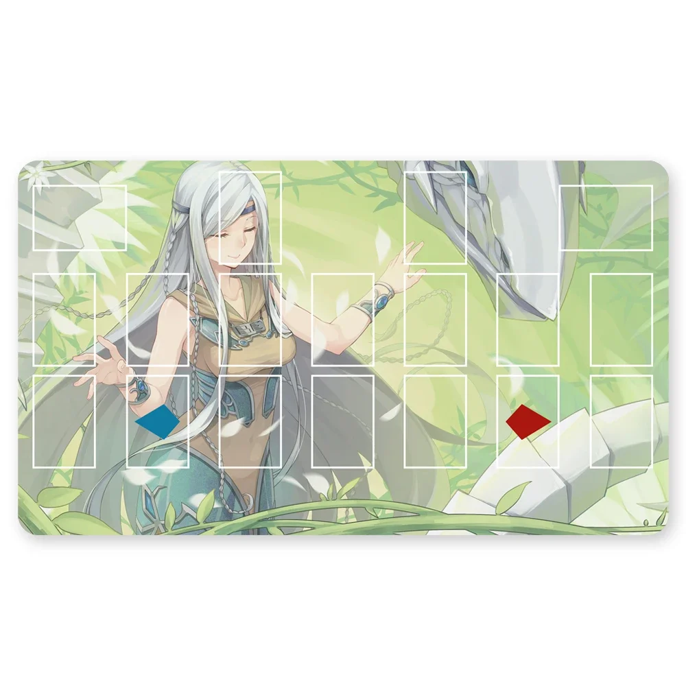 

784812 - YuGiOh Playmat Blue-eyes Ultimate Dragon Dark Magician Duel Monsters Playmats Compatible for OCG TCG CCG+Free Bag