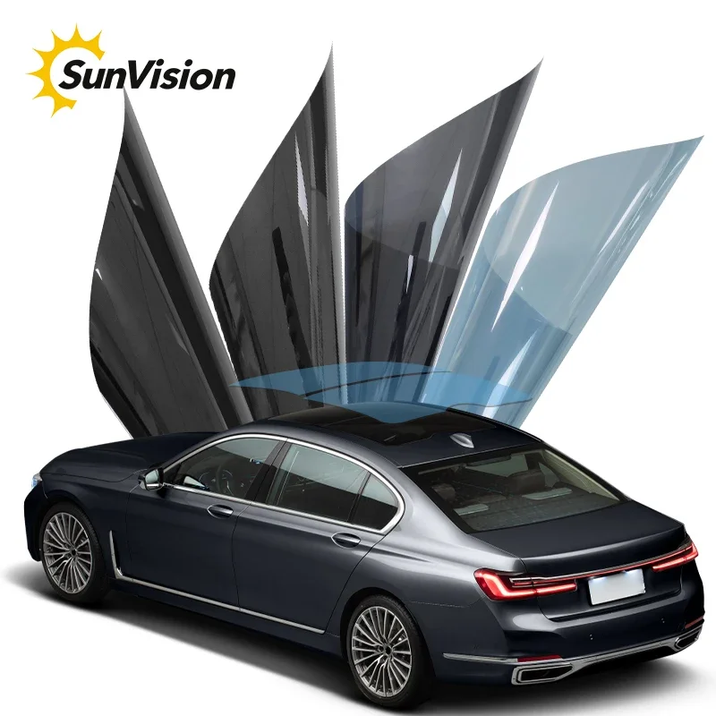 car skylight film heat insulation car window film roll solux sun block solar screen window film tint for architecture windows