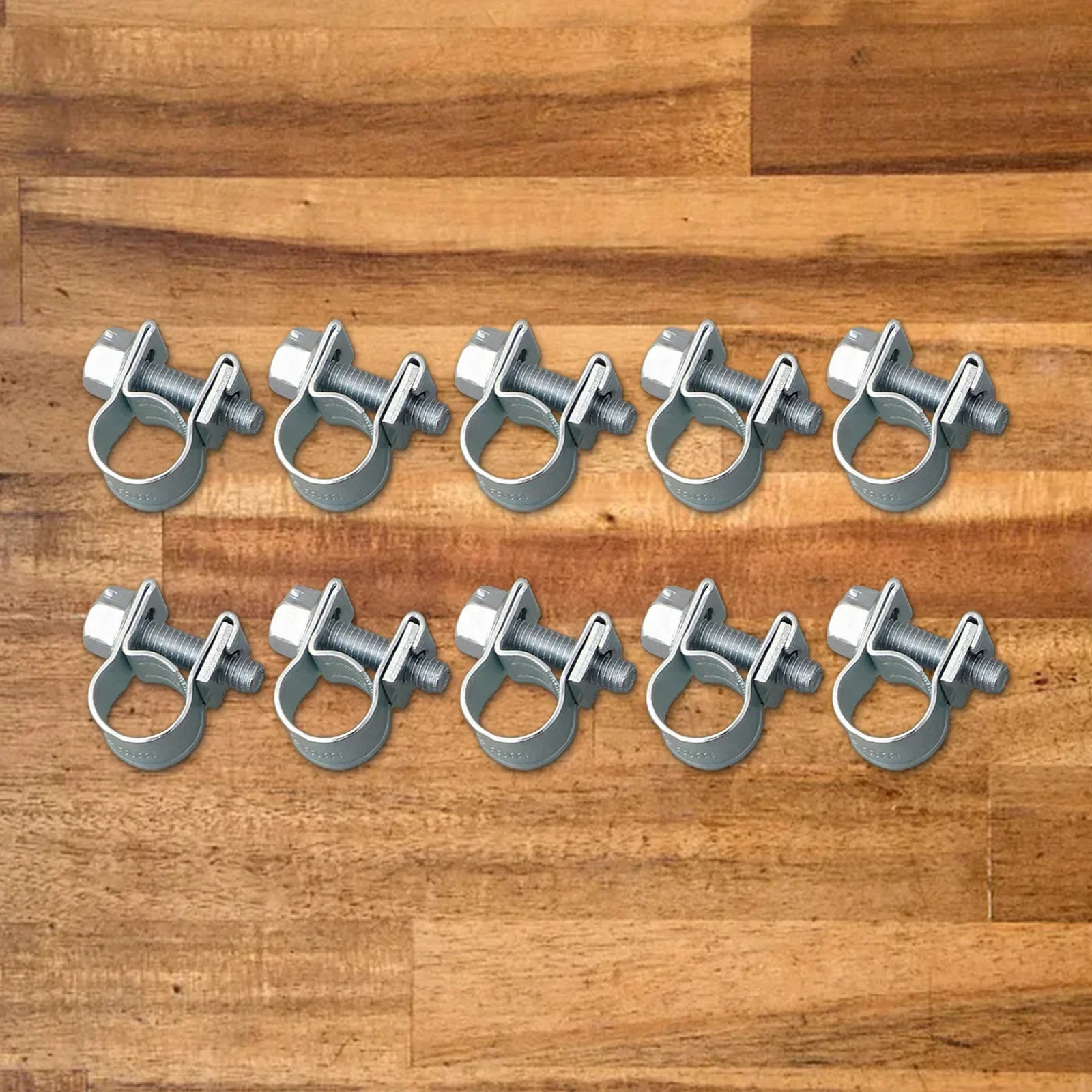 Fuel Line Hose Clips Petrol Pipe Replacement Stainless Steel 10pcs Agricultural Air Clamps Household Mini Clip