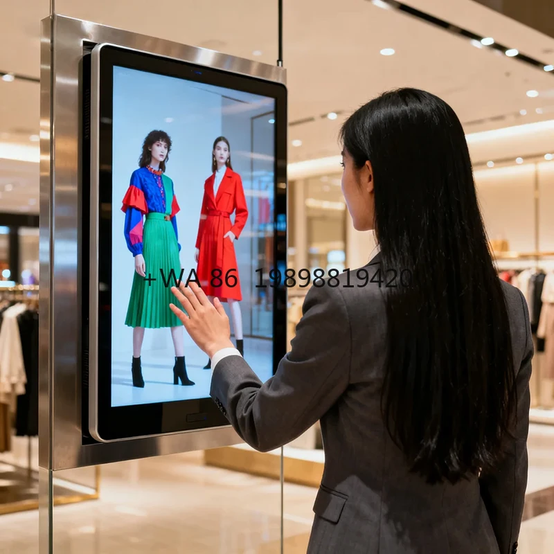 

Оптовая продажа подвесного цифрового Android настенного рекламного экрана поставщика ЖК-экрана сенсорного внутреннего торгового центра