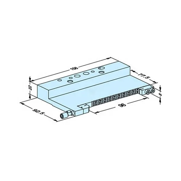 High precisionER-054922 Wire EDM flat vise for WEDM machine HE-P06626