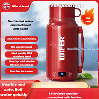 Portable Kettlesmart Portable Thermos Insulation Large Capacity Smart Constant Temperature Water Cup Travel Lady Electric Kettle