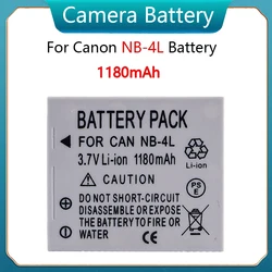 NB-4L NB4L Battery for Canon IXUS 30 40 80 75 100 I20 110 115 120 130 IS 117 220 225 HS SD400 SD780 SD960 NB 4L Camera 1180mAh