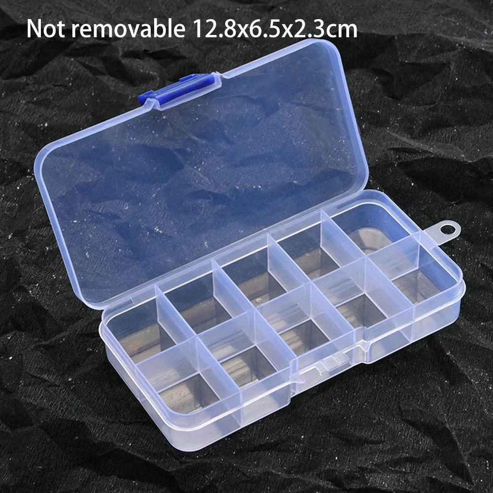 

10 Grids/ 15 Grids Comestic Holder Storage Box Home Organizer Jewelry Storage Non-detachable Transparent Portable