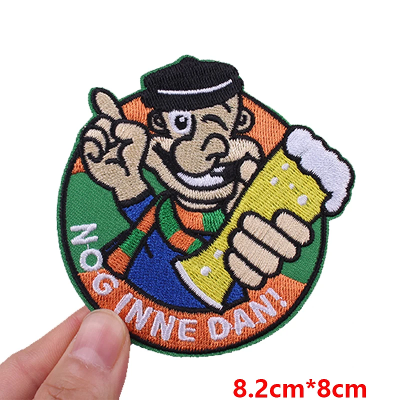 Nederland Kruikenstad embleem borduurpatch Nederland carnaval geborduurde patches voor kleding opstrijkbare patches voor kleding