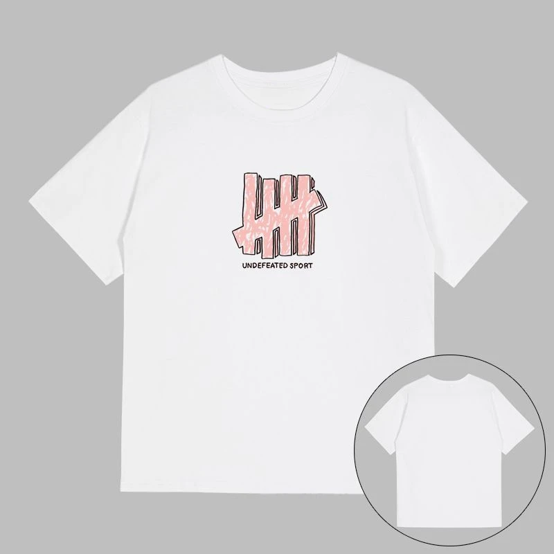 2026 Rare UNDE Summer FEATED New Short-sleeved T-shirt Men and Women All Match Couples Fashion Brand Casual Half Sleeve