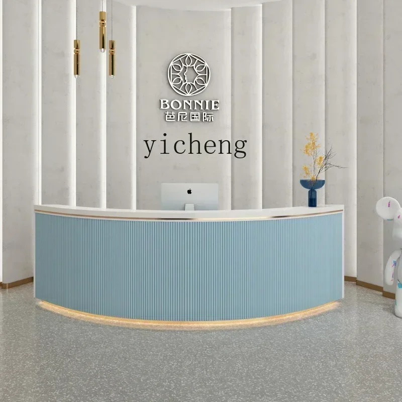 DSA   Arc Checkout Page Beauty Salon Front Desk Simple Modern Clothing Nail Salon Bar Furniture