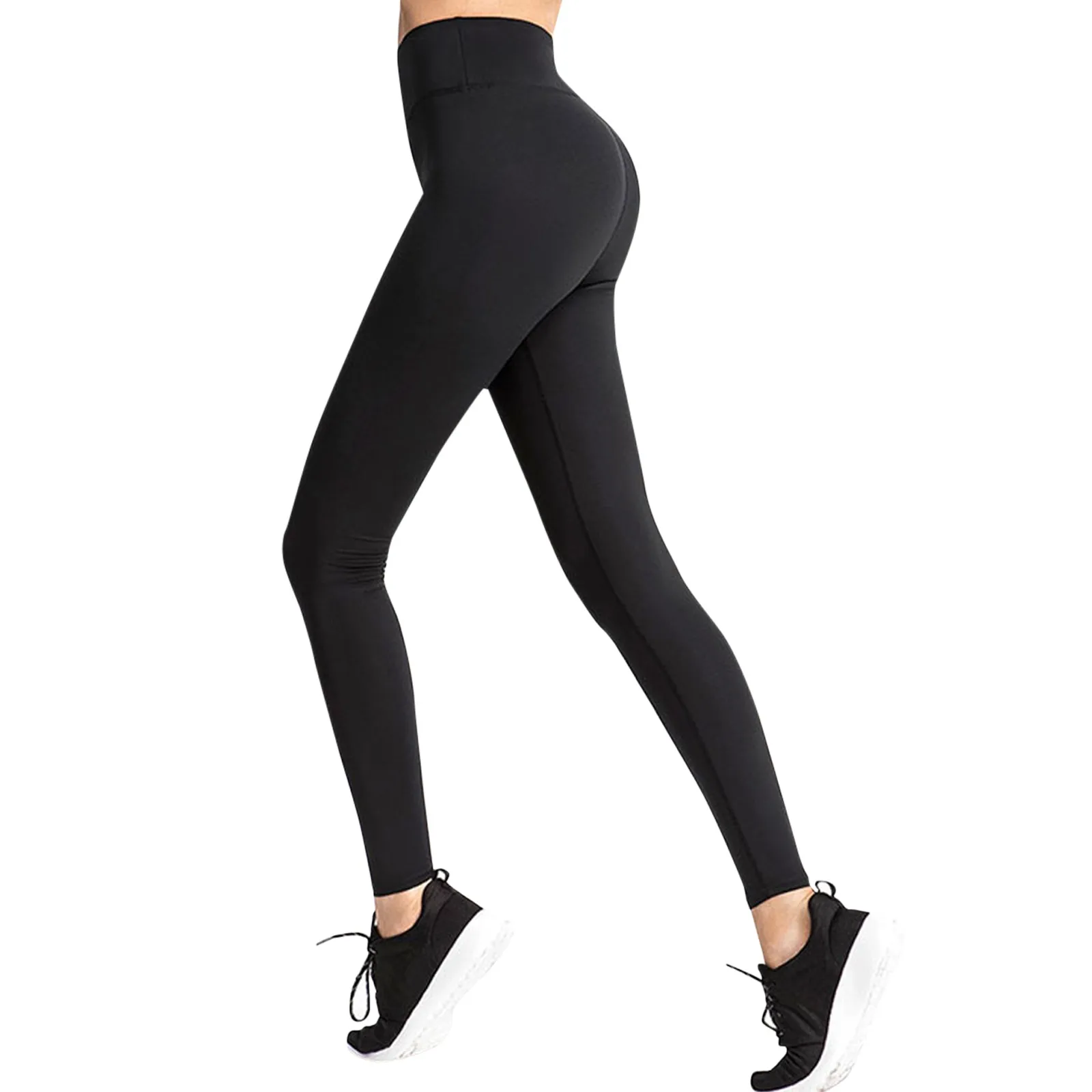 Leggings de yoga taille haute pour femmes, pantalons de sport, vêtements de sport, pantalons de fitness monochromes