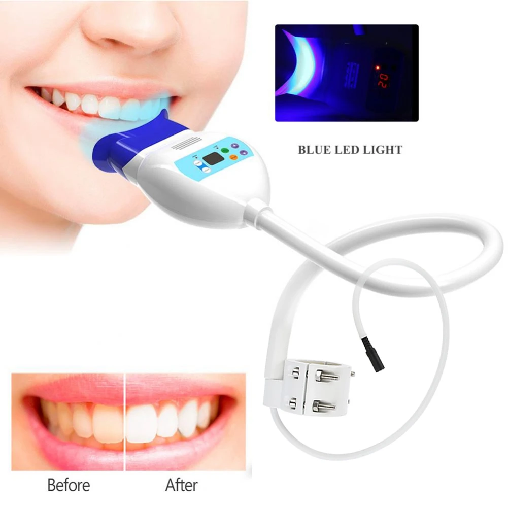 Desktop LED Dental Cold Blue Light Teeth Whitening Instrument Dental Laboratory Machine Bleaching Lamp Teeth Whiten Dentist Tool