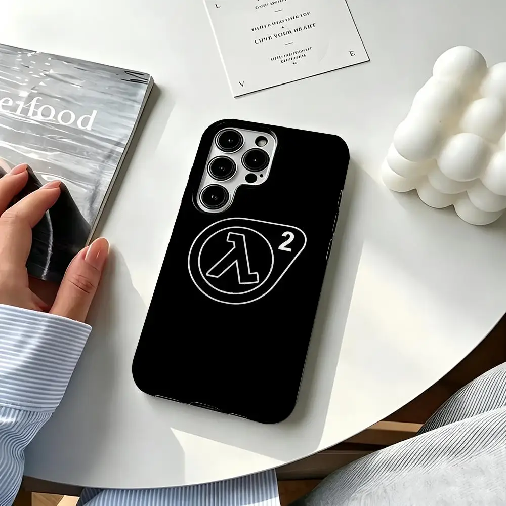 H-Half L-Life-es Game Phone Case For Samsung S26 25 24 FE 23 22 21 Ultra Plus A 56 36 26 16 Glossy Film Hard PC Coque