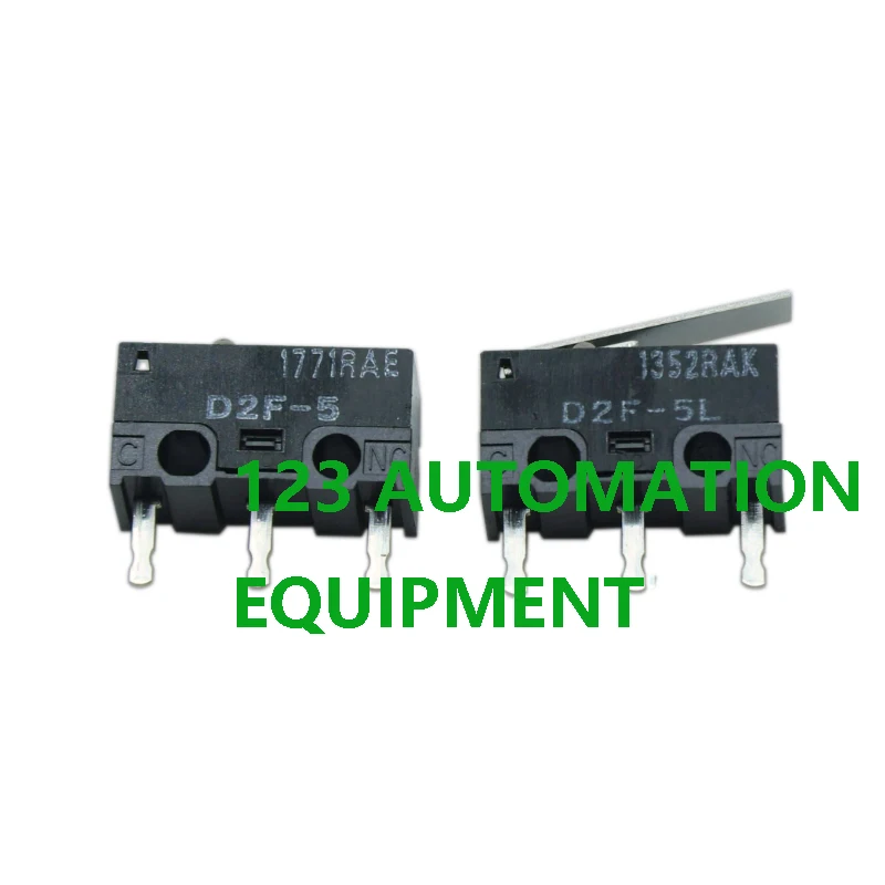 20 SZTUK Autentycznych Nowych Omron D2F-5 5L L L2L L3 L30-A1 L-A1 L-A L-D3 L-D Subminiaturowych Podstawowych Czujników Przełącznikowych