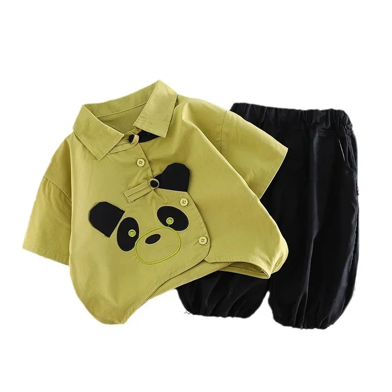 

New Summer Fashion Baby Clothes Suit Children Boys Casual Shirt Shorts 2Pcs/Sets Toddler Costume Infant Outfits Kids Tracksuits