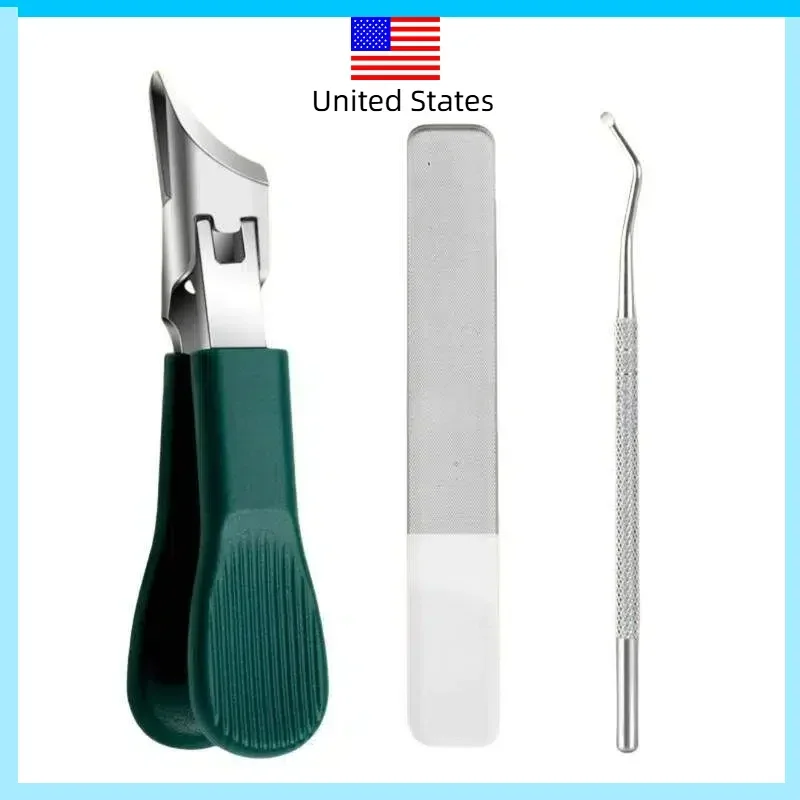 

Reliable Ingrown Fix! Green Eagle 3-Piece Beak Clipper Set, Thick Nail Cutting + Ingrown Lifting