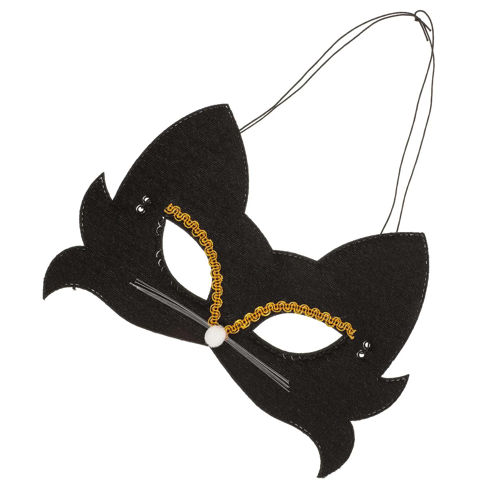 4 pezzi maschera animale copertura per occhi di gatto elegante maschera per costumi da festa in maschera per bambini adulti cosplay Halloween Mardi Gras