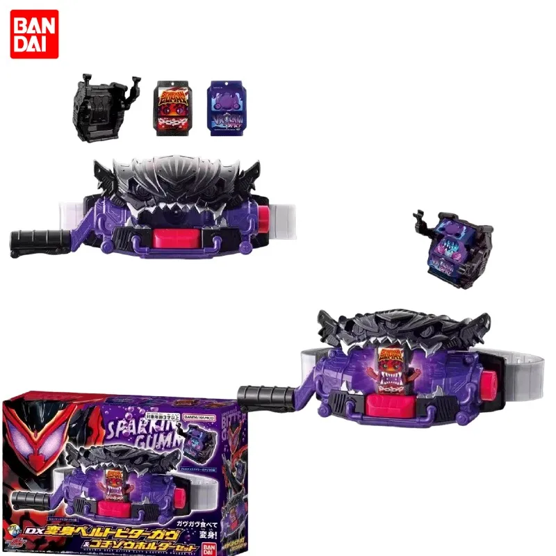 

In Stock Bandai DX Kamen Rider Gavv Dark Bitter Transformation Belt & DX Thunder Gummy Holder Set Anime Cartoon Gifts Toys Model