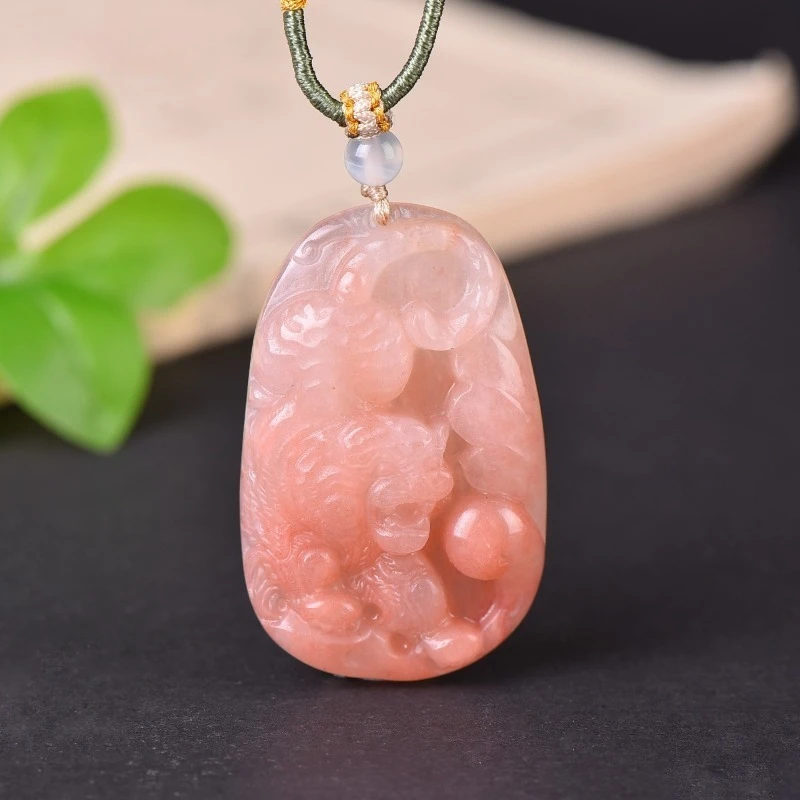 High Ice Fashion Peach Blossom Brew Zodiac Tiger Unisex Daily Pendant