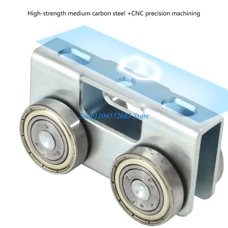 Y6GD Silents multiuso rolos rolos para 1 5/8 polegadas Capacidade carga do canal