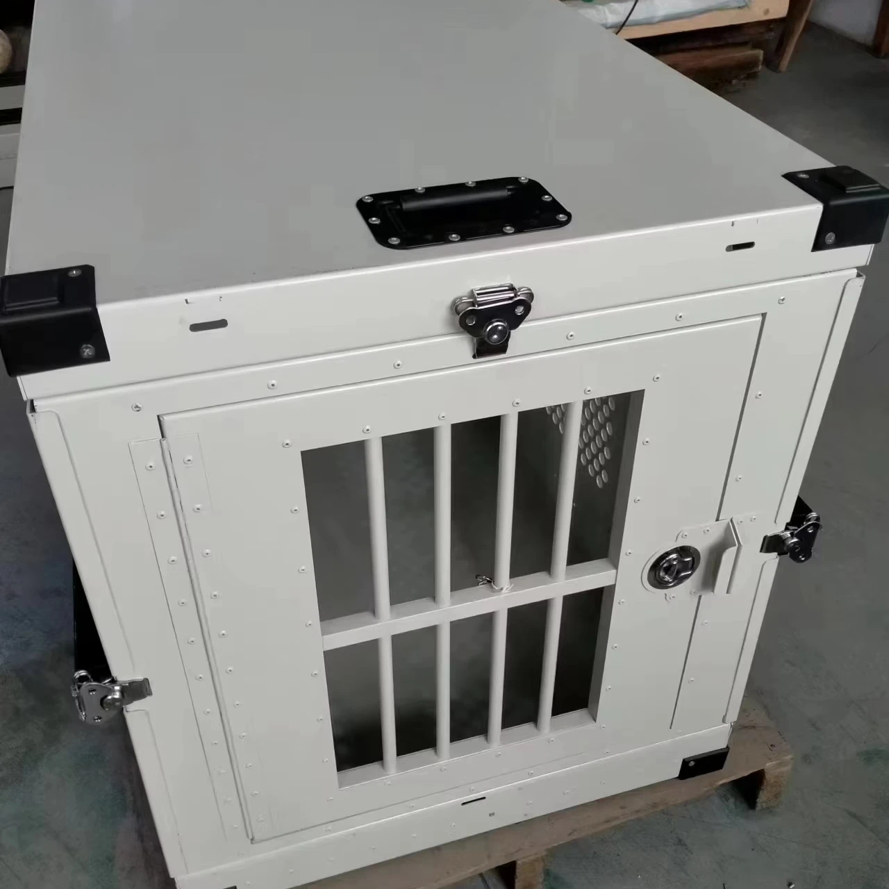 Aluminium Dog Cage for Dog Competition Show Travel for Rescue Animals Pet Cages Houses Solid Pet Cages & Houses