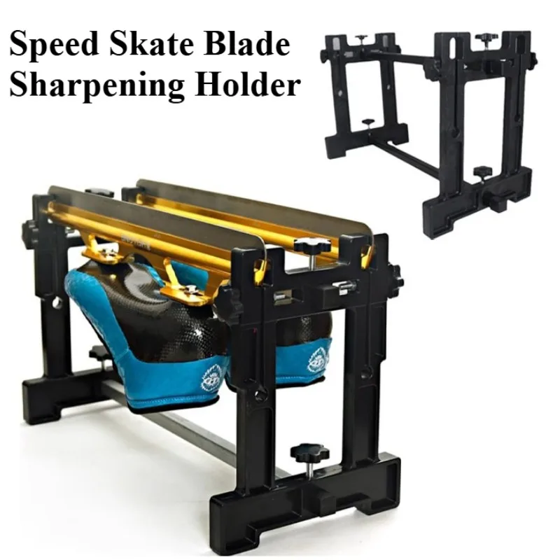 Speed Skate Blade Sharpening Jig Easy Installation & Multi Function Long & Short Track Speed Skate Blade Sharpening Holder