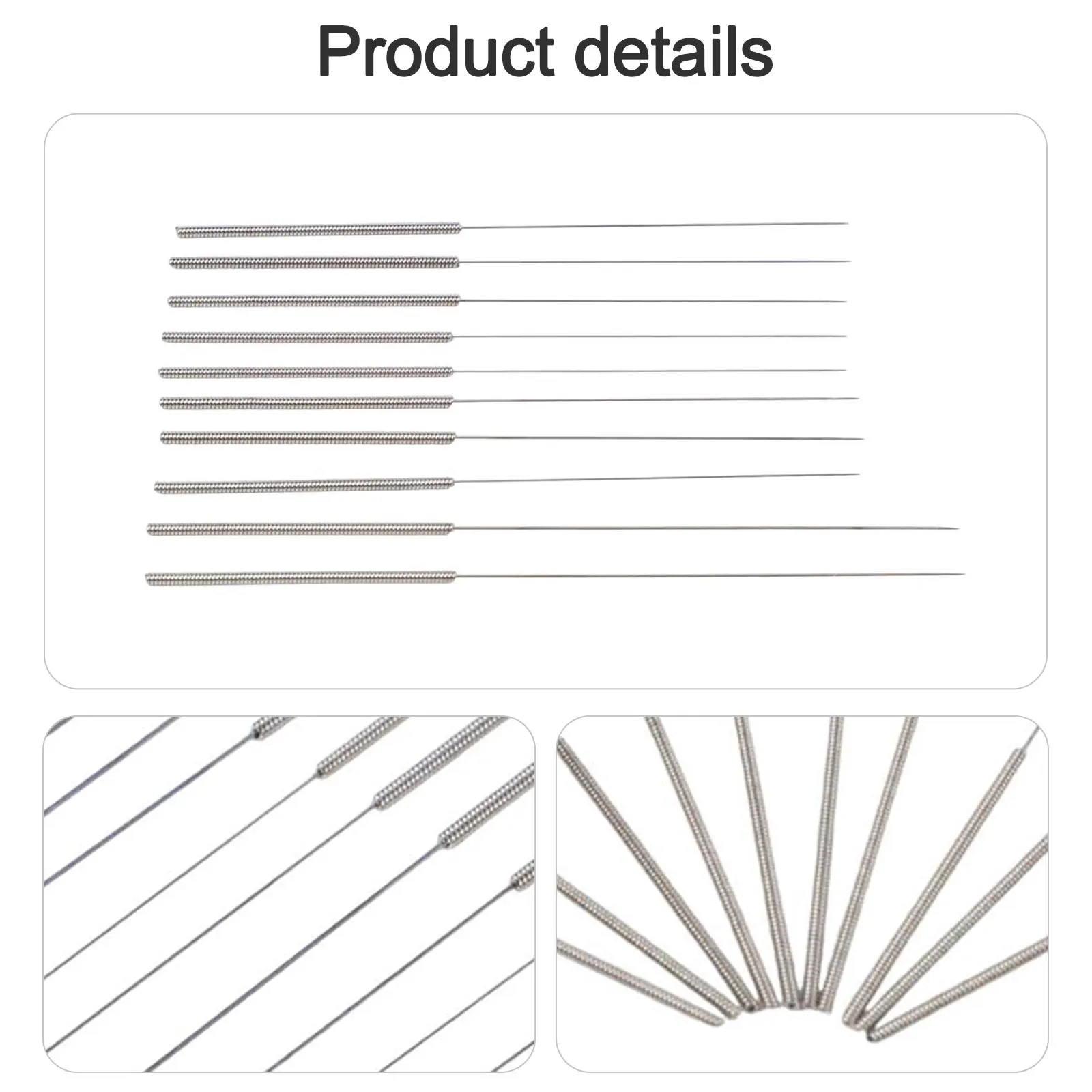 

Kit Cleaning Needle 10 Pcs Flexible Metal Material Plastic + Stainless Steel 0.2/0.25/0.3/0.35/0.4mm 100% Brand New