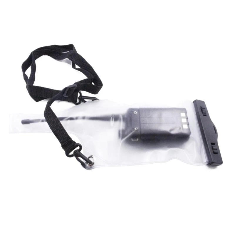 090F Universal WaterProof Radio Clear White Radio Case Tag Walkietalkie Cover