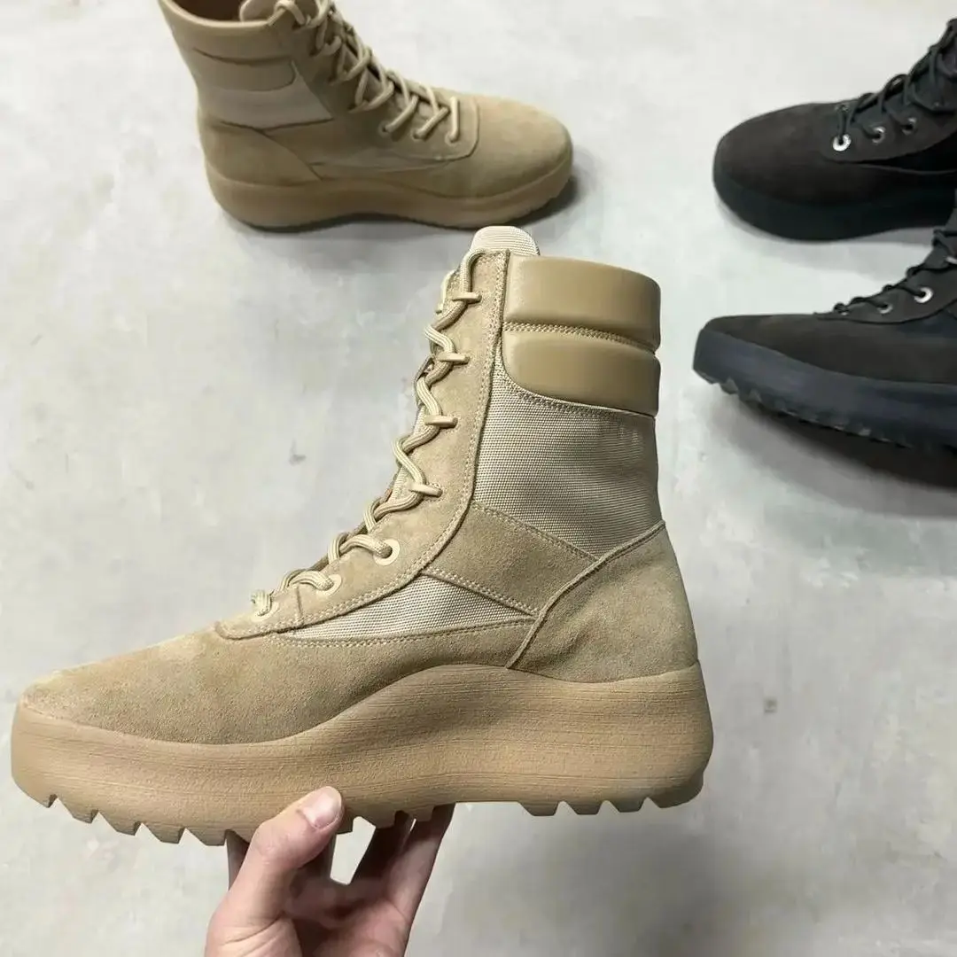 Stivali da nuova stagione High Street comodi e personalizzati personalizzati fatti a mano in pelle scamosciata di qualità