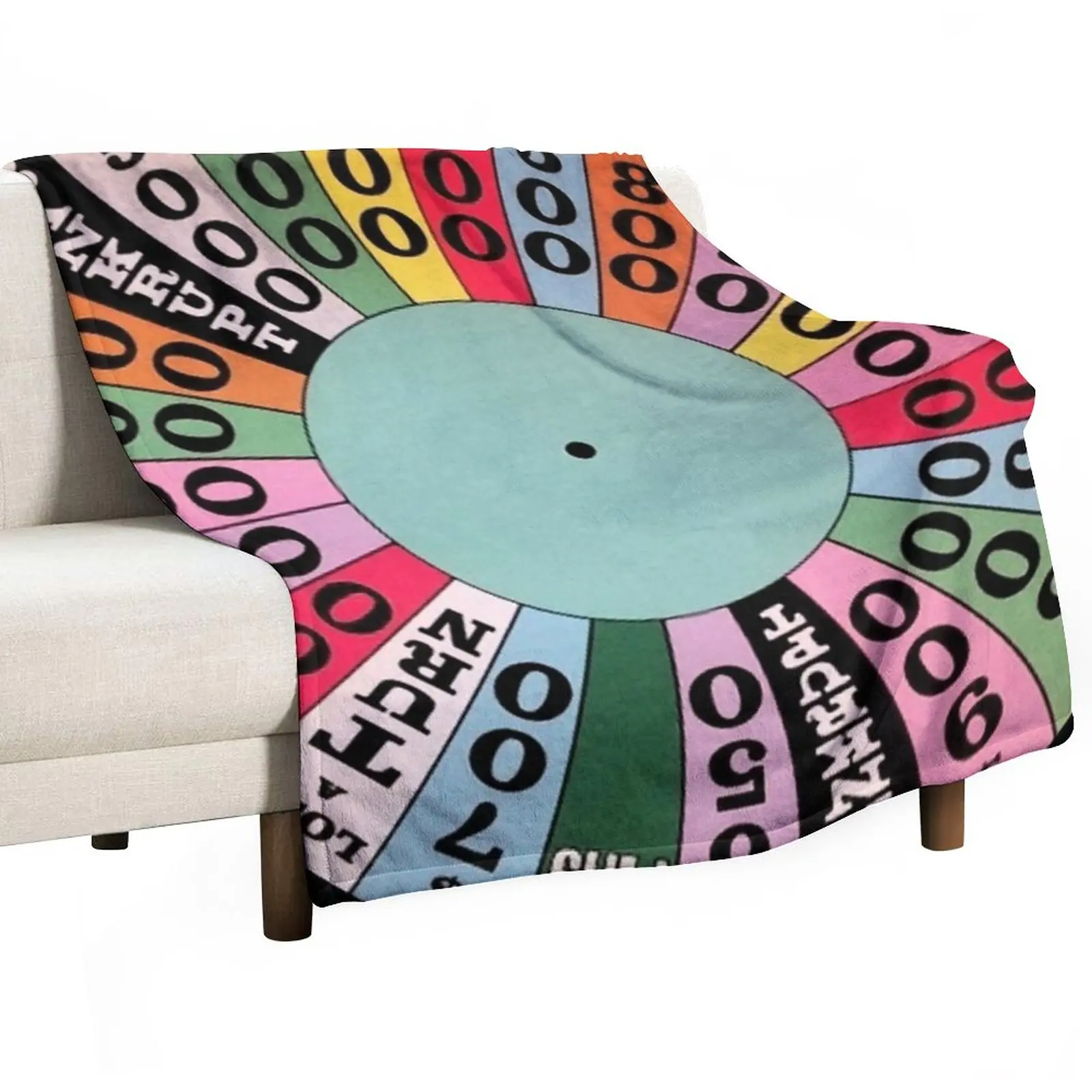 

Wheel of Fortune carnival wheel (game show) Throw Blanket Blankets For Baby Blankets For Bed Sofa Quilt Loose Blanket