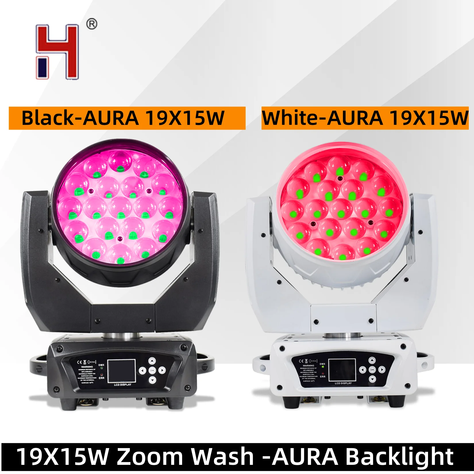 

HongYi Beam светодиодный светильник с подвижной головкой 19x15 Вт RGBW Lyer Wash Stage Light Zoom Effext DJ Lighting DMX Control для вечеринки, дискотеки, свадьбы