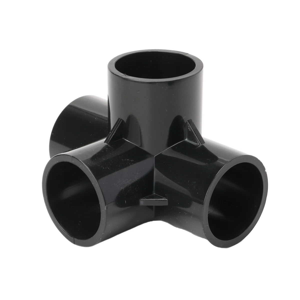 20/25/32/40/50mm Black PVC Pipe Connector 3/4/5/6 Way Three-Dimensional 3D Joints Garden Irrigation Aquarium DIY Fittings