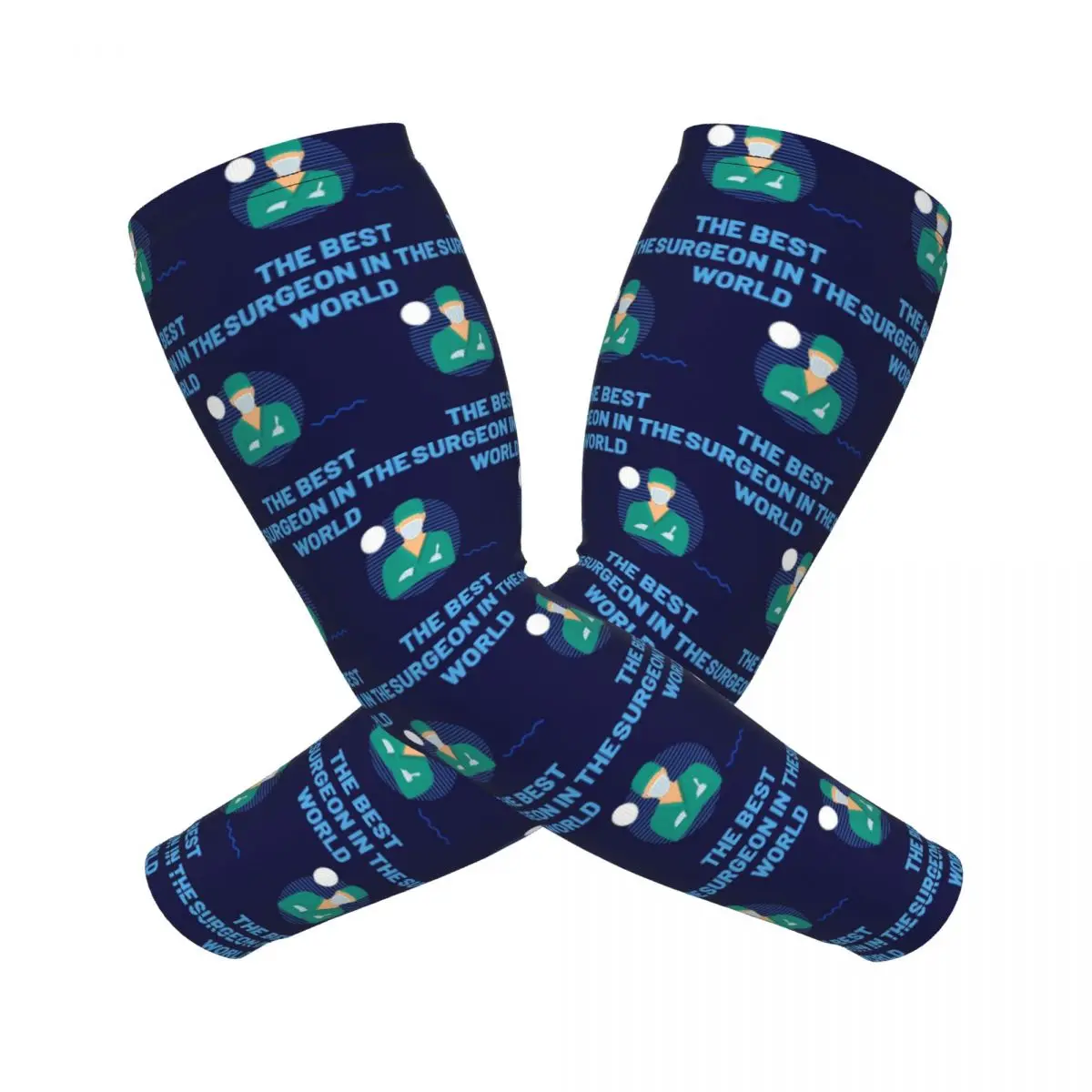 

Лучший хирург в мире Рукава Мужчины Женщины Защита от солнца и ультрафиолета Татуировки Прикрытие Спорт Охлаждение Велоспорт