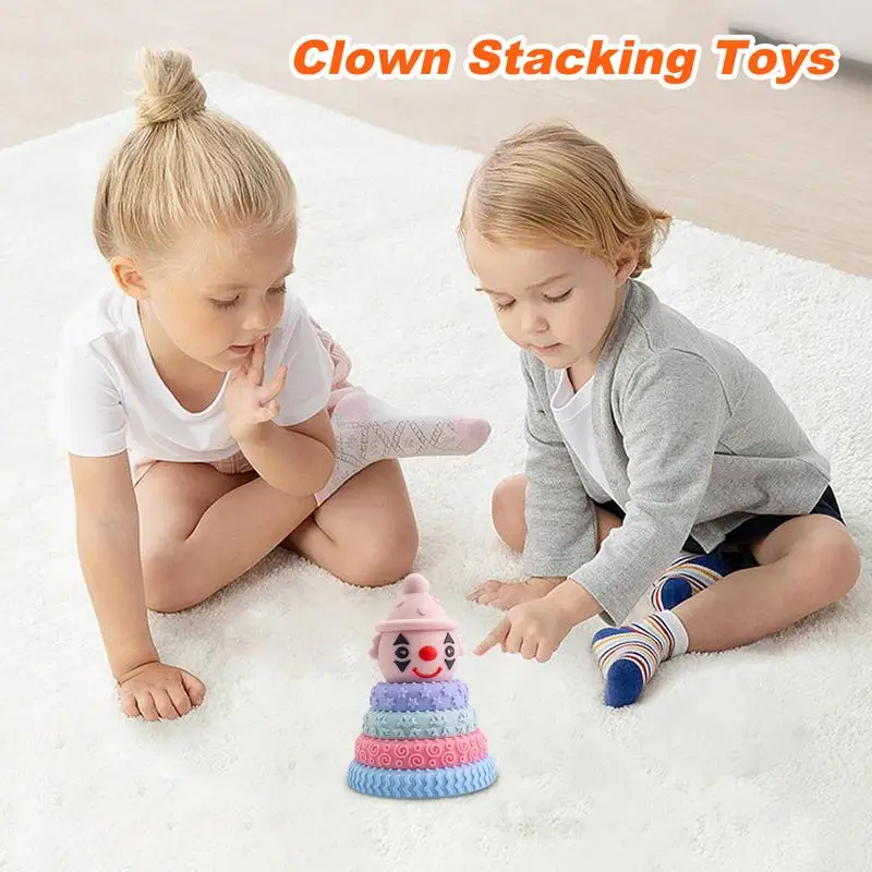 

Stacking Toys For Toddler Clown Design Preschool Classroom Must Haves Toys To Develop Fine Motor Skills Preschool Learning Toy