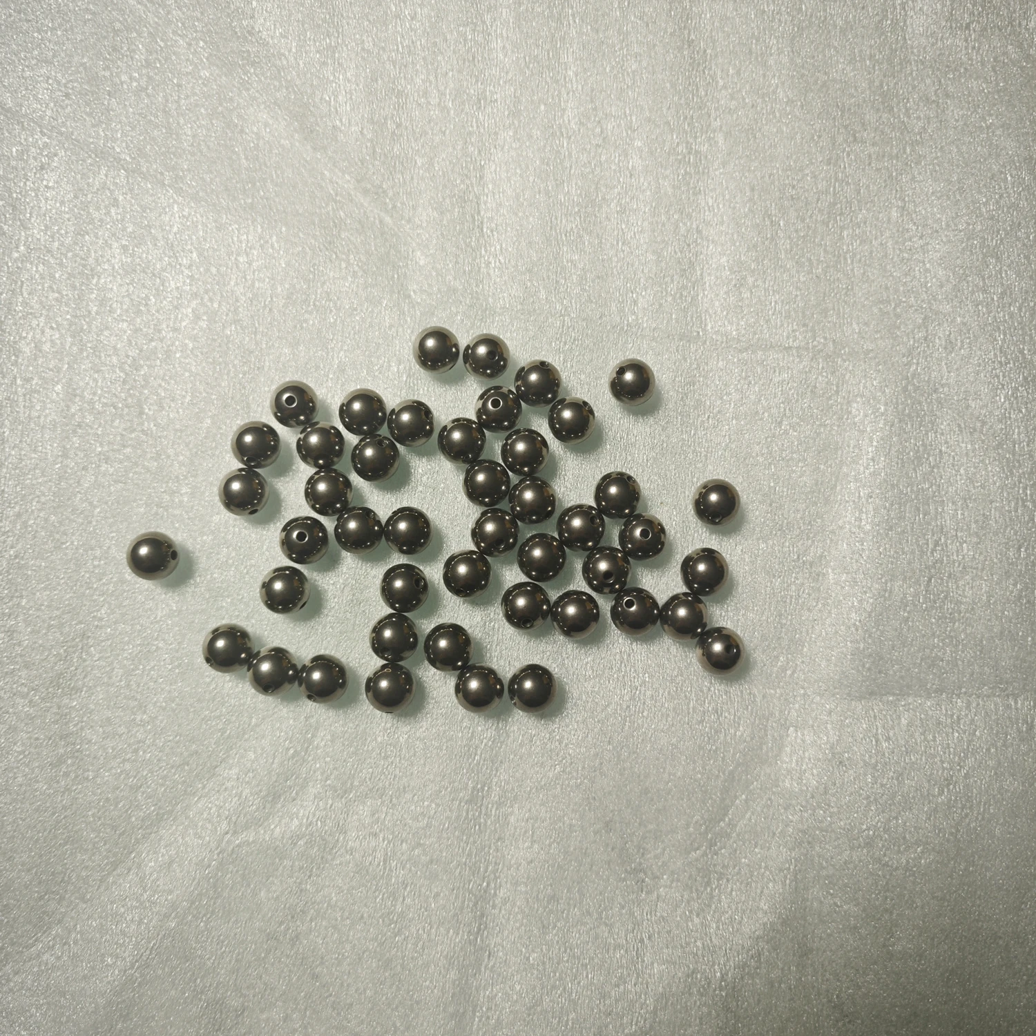 Titanium Ball Bead with Holes, DIY Bracelet, Necklace, Buddha Prayer Beads, 6mm, 8mm, 10mm, 12mm, 14mm, 15mm, 16mm, 18mm, TA2