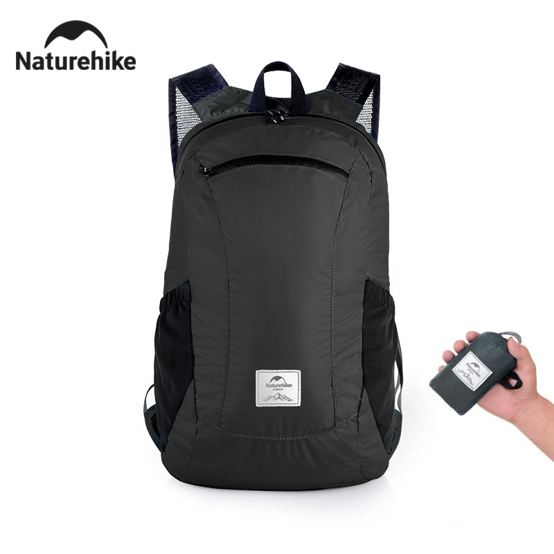 Naturehike 18L Camping Backpack Portable Ultralight Waterproof Nylon Bags Man Outdoor Foldable Sports Travel Hiking Backpack