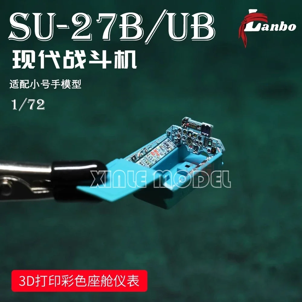 Lanbo 3D Color Cockpit Instrument SU-27B/UB Flanker Fighter 1/72
