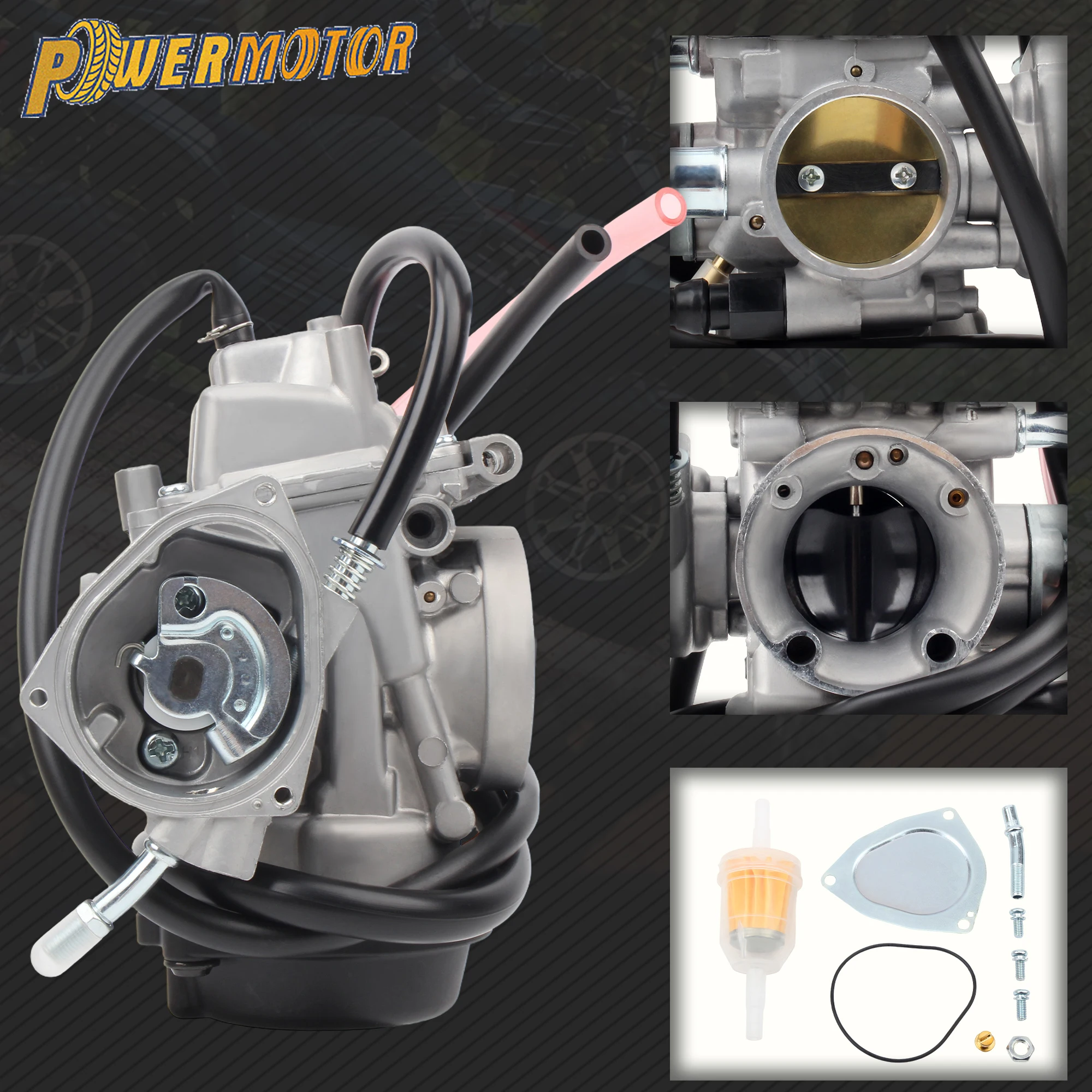 

For Suzuki Motorcycle Carburetor Set for LTZ400 LTZ 400 2X4 2003-2007 ATV UTV DirtBike Motocross Off Road Racing Carb Modified