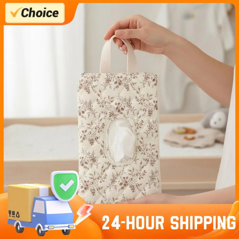 

Tissue Pouch Car Organizer Tissue Storage Bag Wipes Case Ins Style Hanging Dispenser Stroller Travel Wet Wipe Holder Storage Bag