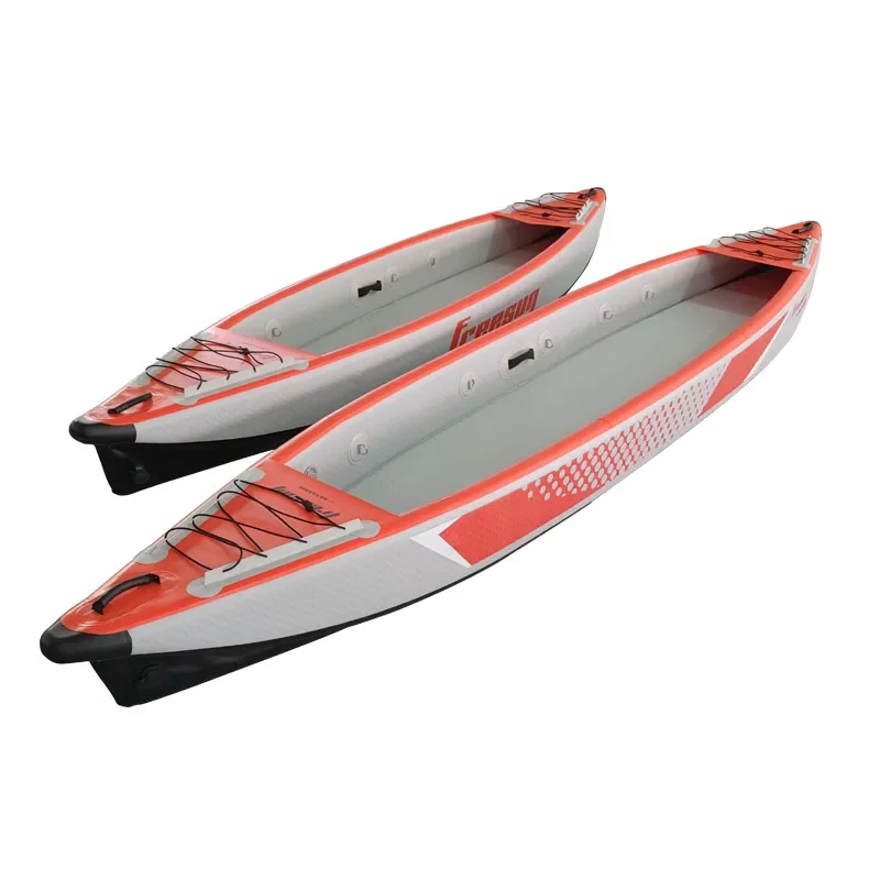 In Stock Single Seats 350cm Inflatable Canoe Kayak Whitewater Foldable Fishing/Rowing Boat