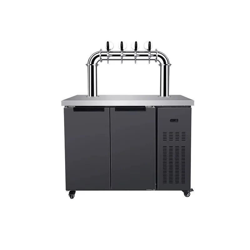 Hot Selling Modern Style Commercial Beer Cup Cooler Stainless Steel Barrel Dispenser Bar Hotel Hot Selling Modern