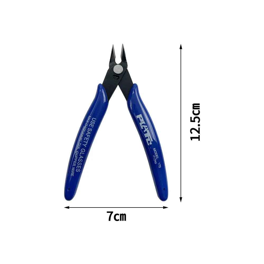 Mini pinces multifonctionnelles, pinces dentaires, coupe-câble électrique, cisailles latérales coupantes, pinces affleurantes, outils à main pince, 1 pièce