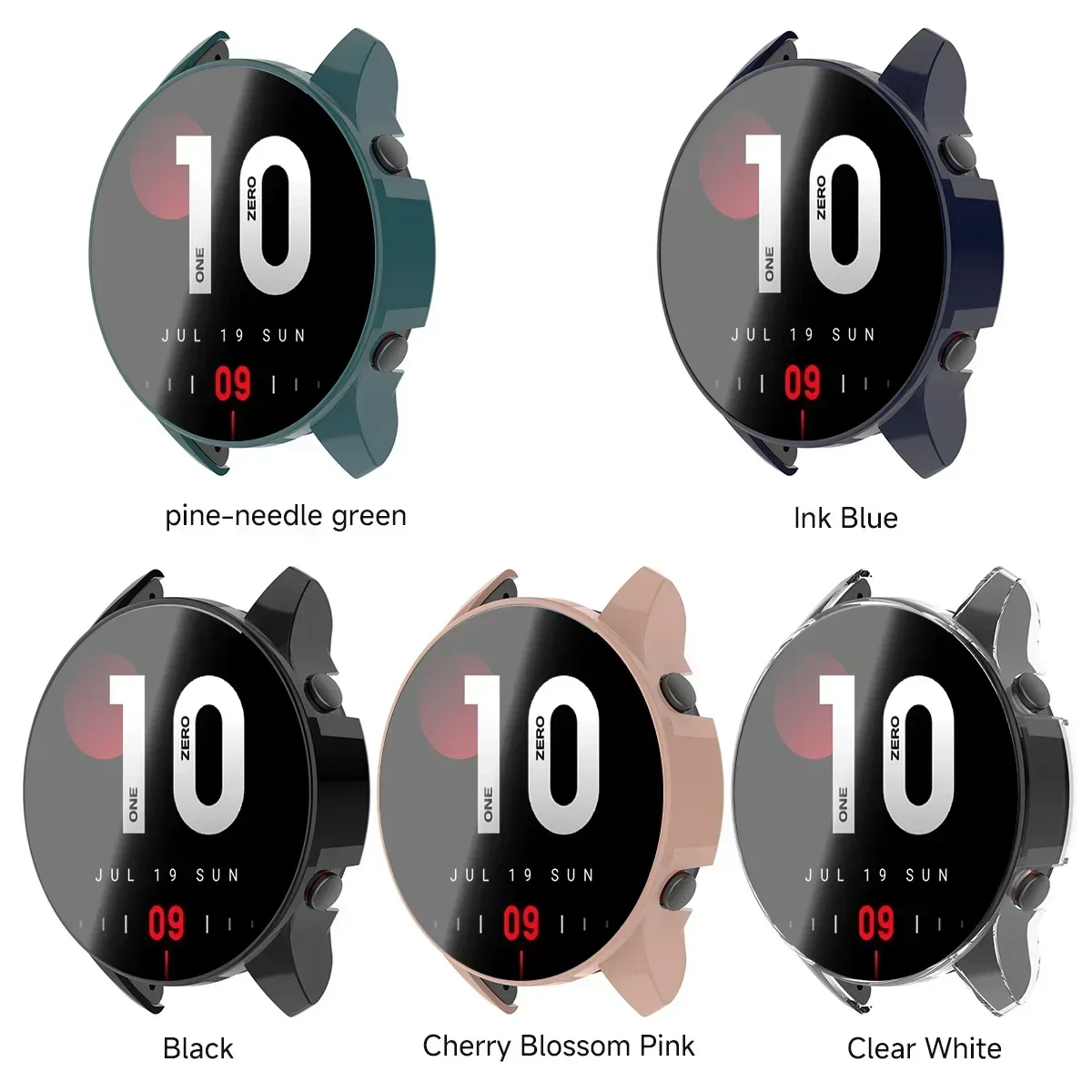 PC Watch Case For Xiaomi Mi Watch Color Sport Smart Watch Full Screen Protector Cover Shell Tempered Glass Film Hard Edge Frame image 2