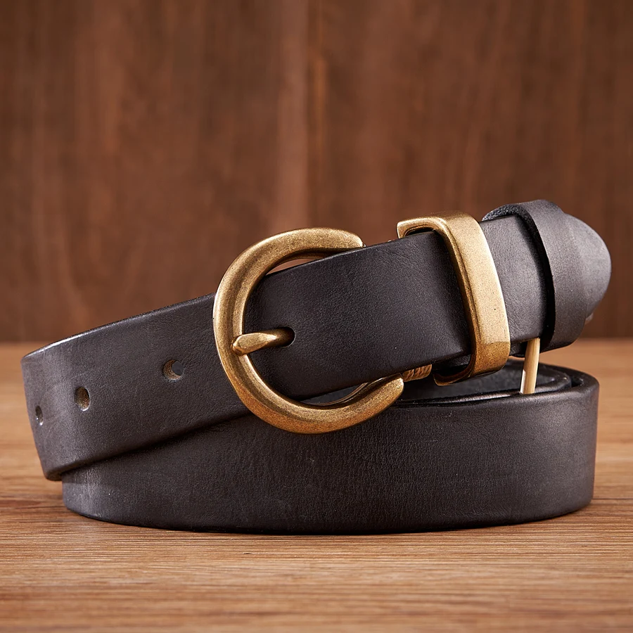 Women's Genuine Leather Waist Belt 5