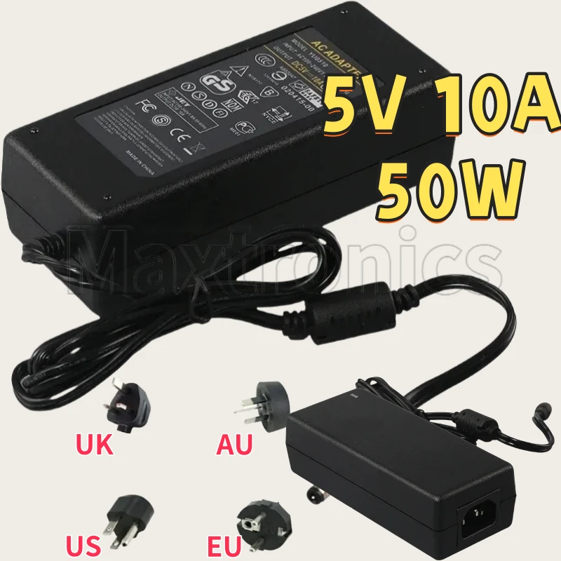 

Для WS2812B WS2811 LPD8806 WS2801 Модули светодиодной ленты Лампа AC110~240V TO DC5V 10A 50W Светодиодный источник питания Трансформатор освещения