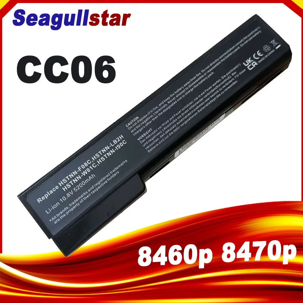 

Аккумулятор CC06 для HP ProBook 6360b 6460b 6560b 6465b 6565b 6475b 6565b 6570b 6470b 6470b EliteBook 8460w 8460p 8560p 8470p