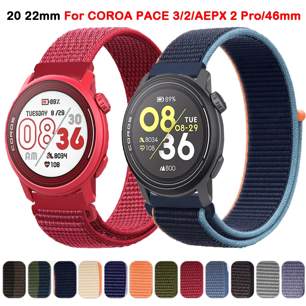 For COROS PACE 3 Sports Nylon Strap Band Watchband For COROS APEX 2 Pro/APEX 42mm 46mm Wristband PACE 2 Strap Bracelet Watchbelt