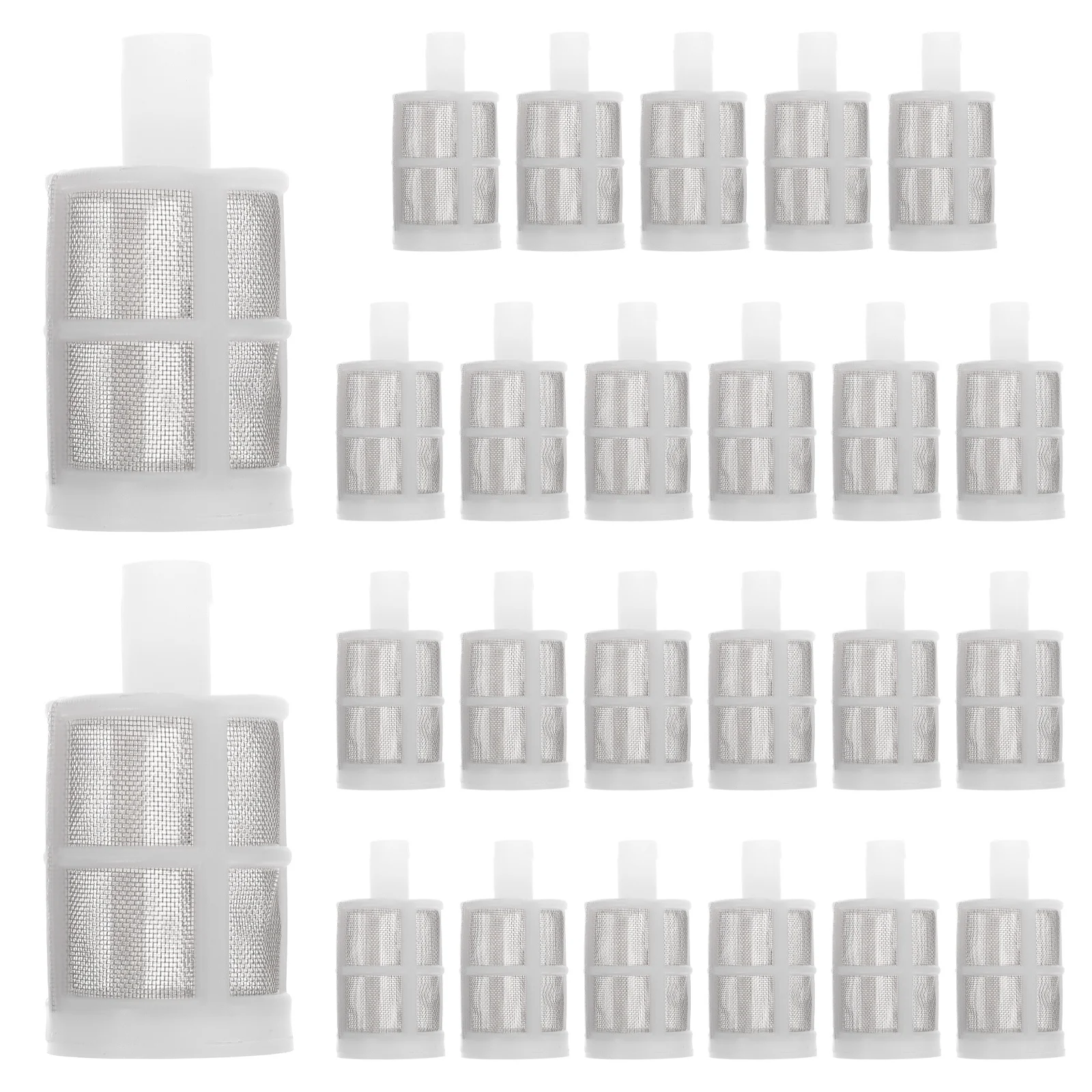 

25Pcs Spray Internal Filter Water Pump Screen Filter Hose Connection Garden Agricultural Irrigation Home Gardening 10mm