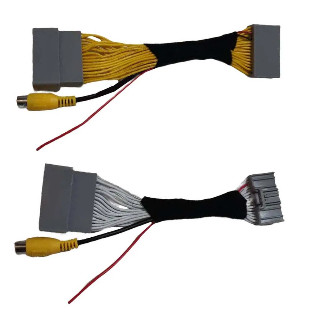 

Car Video Input 32 Pin Adapter Cable 12V Voltage Made Of ABS Material Car Video Cable Installation Car Installation